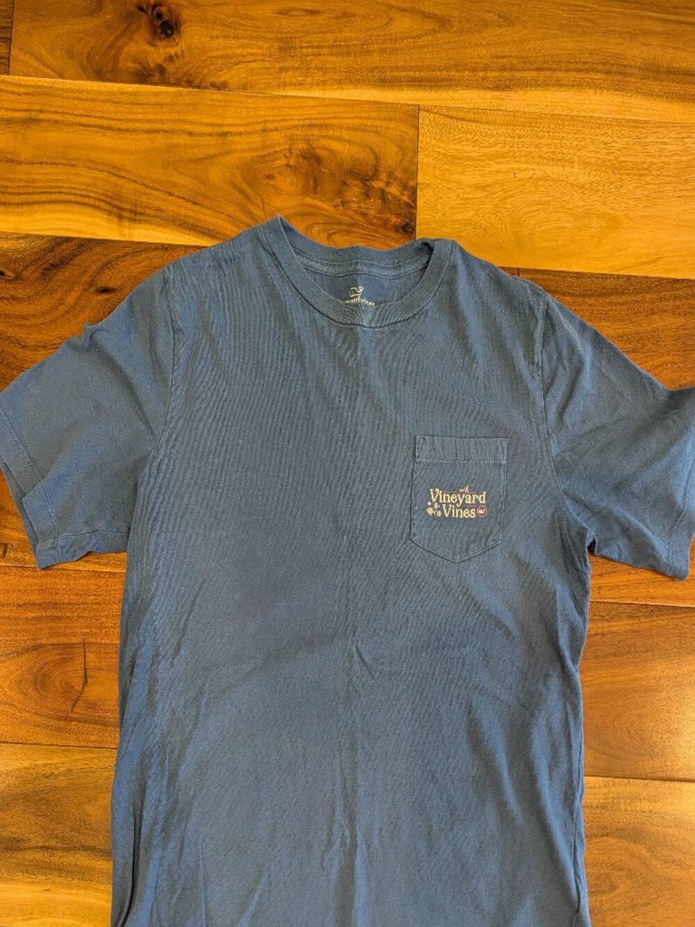 Boys Vineyard Vines Lobster Navy Fishing Short Sleeve T-Shirt - Size Medium